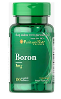 Puritan's Pride Boron 3 mg (100 Tablets)