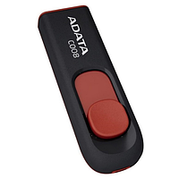 USB флеш-накопитель, флешка A-DATA USB2.0 C008 64GB Black-Red (AC008-64G-RKD)