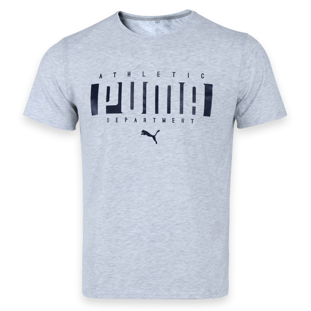 Футболка спортивна біл меланж PUMA ATHLETIC Ф-10 WTGRI L(Р) 20-912-020 M