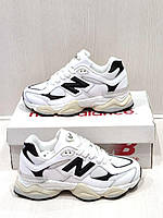 Жіночі кросівки New Balance 9060 .Підліткові Демісезонні кросівки Нью Беленс 9060 . шкіра.натуральний замш.