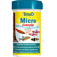 Корм Tetra Micro Granules для мелких аквариумных рыбок, 100 мл (гранулы)