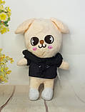М'яка іграшка Цуценя у худі K-POP SKzoo Stray Kids Puppy Kim Seung Min К-ПОП Стрей Кідс. ПаппіМ 20 см, фото 4
