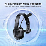Bluetooth-гарнітура з мікрофоном Tecknet TK-HS001 для колл-центру, фото 4