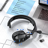Bluetooth-гарнітура з мікрофоном Tecknet TK-HS001 для колл-центру, фото 7
