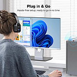 Bluetooth-гарнітура з мікрофоном Tecknet TK-HS001 для колл-центру, фото 9