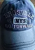 Синя кепка блайзер, напис BROSVILLE. Стильна бейсболка, блайзер. Молодіжний блайзер унісекс., фото 8
