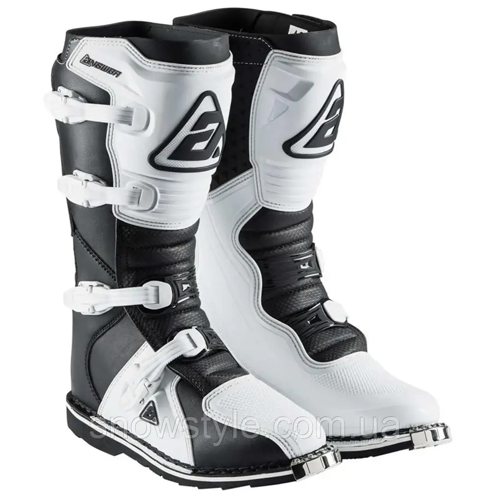 Мотоботи Answer Racing AR1 Boots MX White Розмір 12 (US) / 46 (EU)