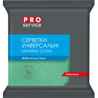 Серветки для прибирання PRO service Віскозні Зелені 10 шт. (4823071658590), фото 1