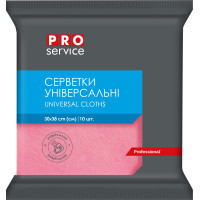 Серветки для прибирання PRO service Віскозні Рожеві 10 шт. (4823071658545), фото 1
