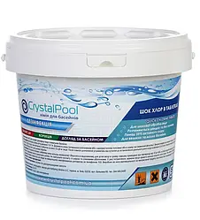 Шок Хлор для басейну Crystal Pool 5 кг (таблетки 20 г)