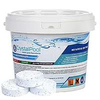 Таблетки для бассейна Multitab 4 в 1 Crystal Pool 5 кг (200 г). Химия для бассейна