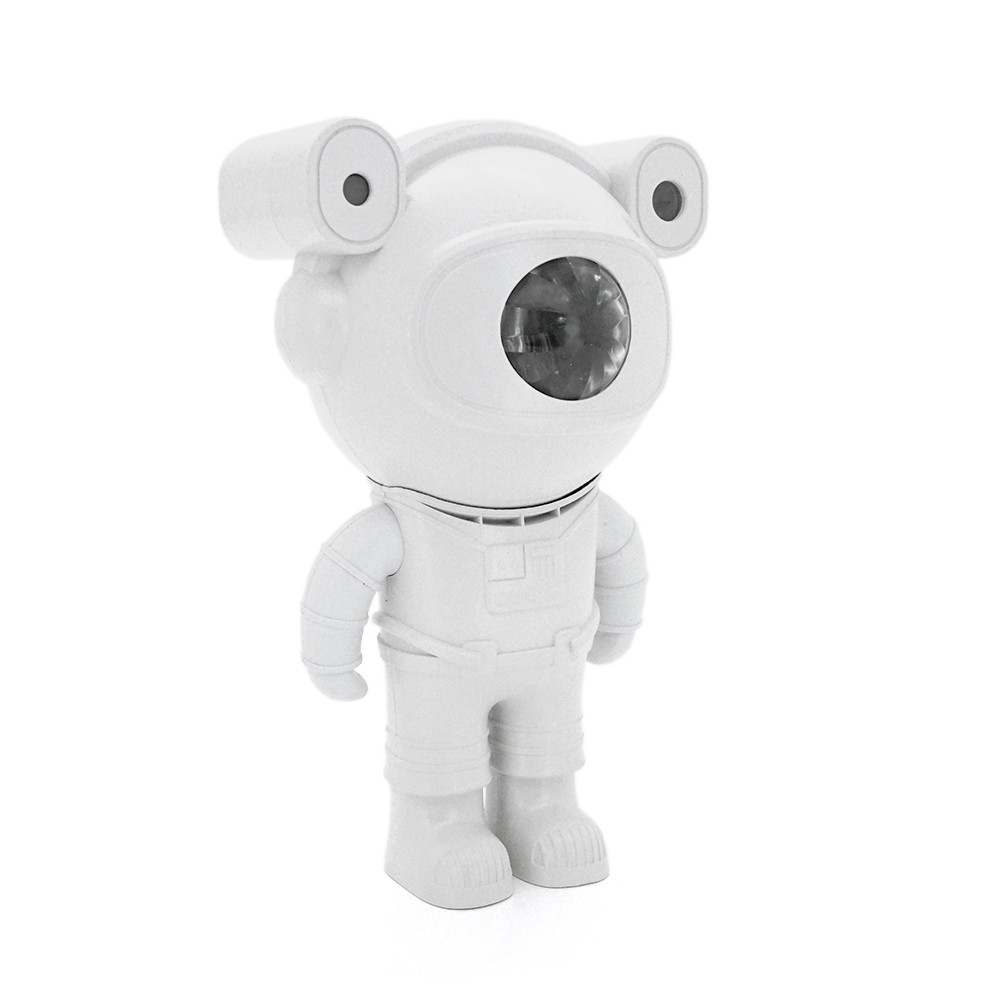 Ночник-проектор YT-2024 Астронавт+ Bluetooth колонка, пульт, кабель USB, White, Box, фото 1