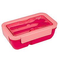 Контейнер для їжі "Yes" 850мл Fusion з приладдям 708169