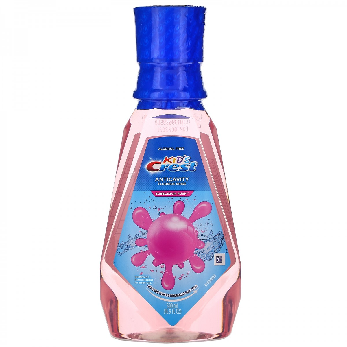 Дитячий засіб для полоскання ротової порожнини Crest Kids Anticavity Fluoride Rinse 500мл