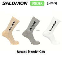 Треккинговые носки Salomon Everyday Crew 3 пари мужские спортивные носки на каждый день