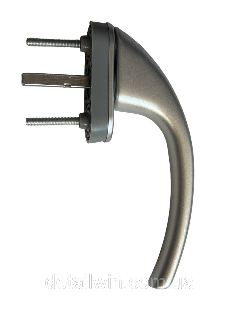 Ручка оконная для металлопластиковых окон FKS 1007 серебро - фото 1 - id-p2189576206