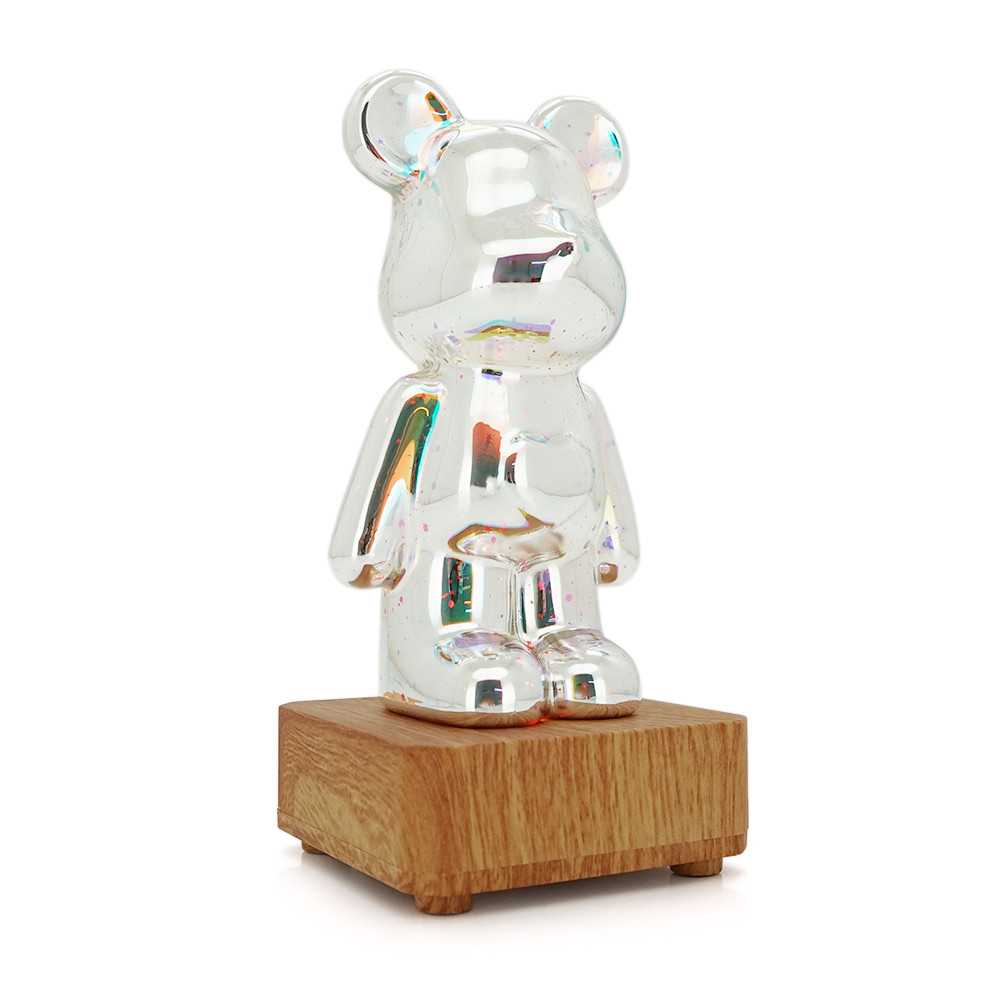 Нічник YT-197 Ведмедик+ Bluetooth колонка, USB кабель, RGB, Box, фото 1