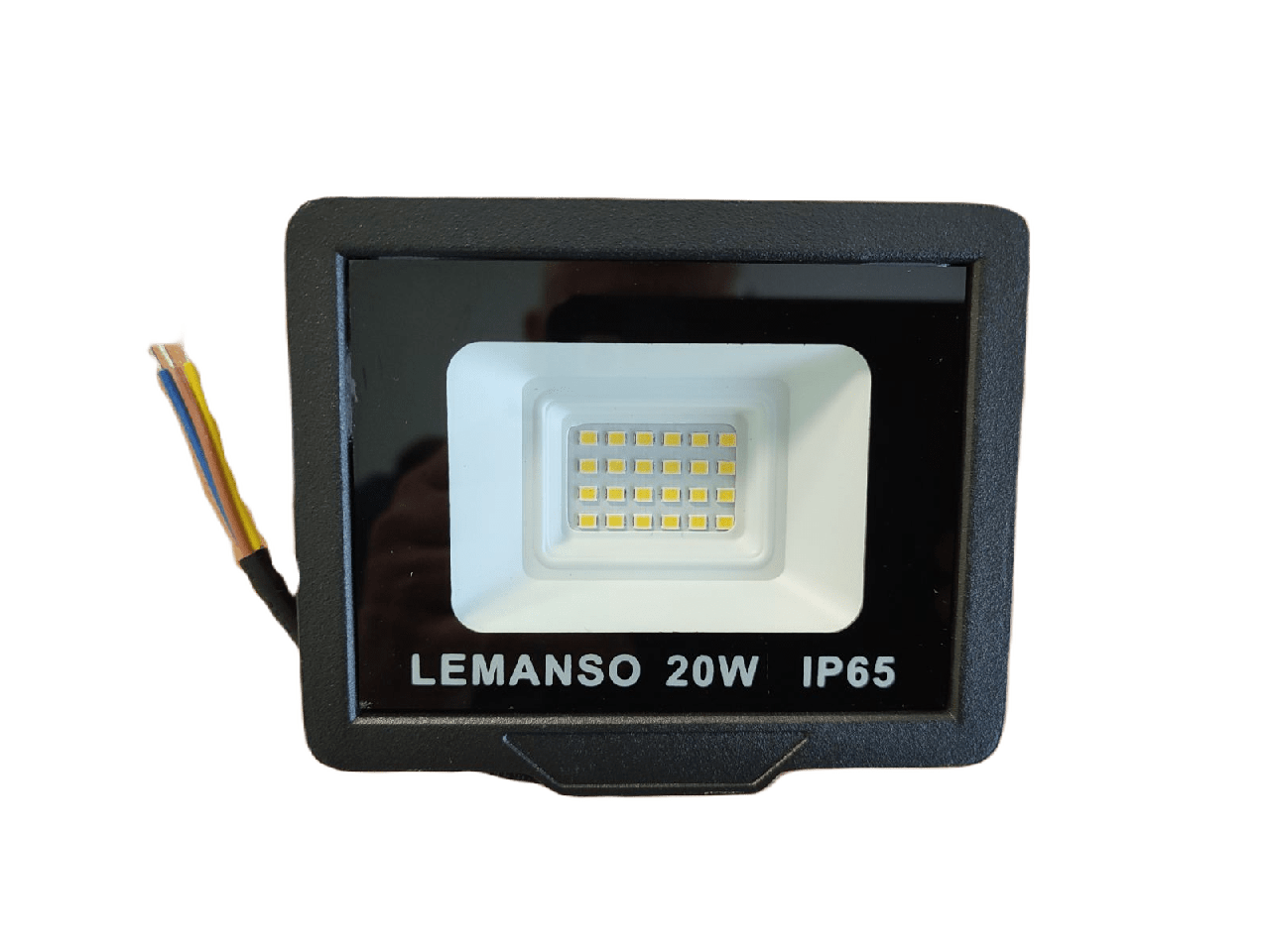 Прожектор LED 20w 6500K IP65 1600LM LEMANSO "Посейдон" чорний/LMP73-21