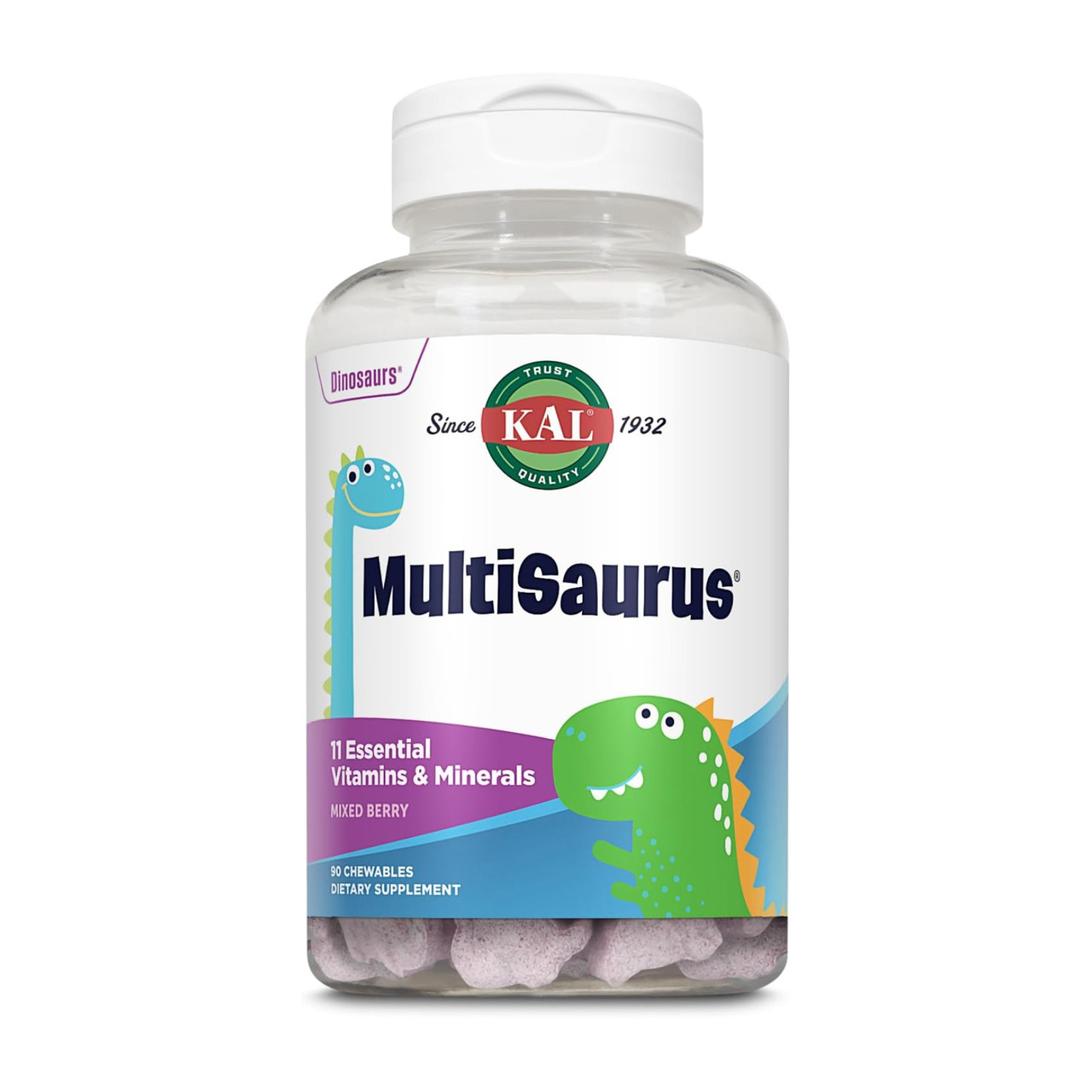 MultiSaurus - 90 сhewable Berry Grape Orange, фото 1
