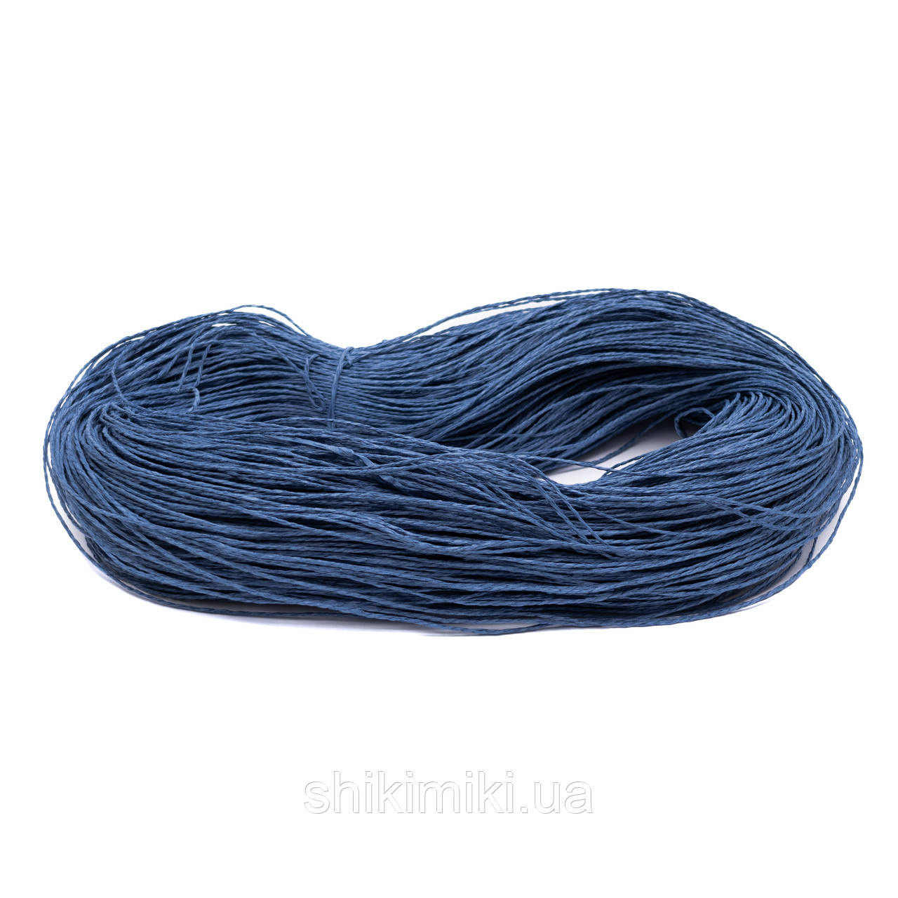 Пряжа Raffia кручена, колір Індіго, фото 1