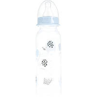 Пляшка для годування Baby-Nova пластикова Decoration Blue 240 мл (3960065)