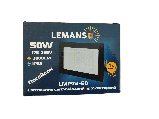 Прожектор LED 50W 6500K IP65 3000LM LEMANSO "Посейдон" чёрный/ LMP73-50, фото 3