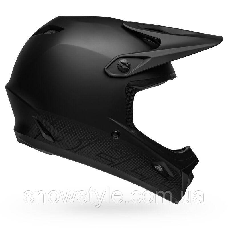 Велошлем фулфейс BMX даунхилл Bell Transfer Bike Helmet Matte Black Medium (55-57cm), фото 1