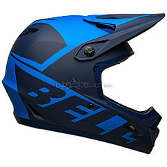 Велошлем фулфейс BMX даунхилл Bell Transfer Bike Helmet Matte Blues Medium (55-57cm)
