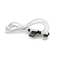 Кабель iKAKU KSC-028 JINDIAN charging data cable for iphone, Silver, длина 1м, 2.4A, BOX p