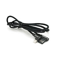 Кабель iKAKU KSC-028 JINDIAN charging data cable for iphone, Black, длина 1м, 2.4A, BOX p