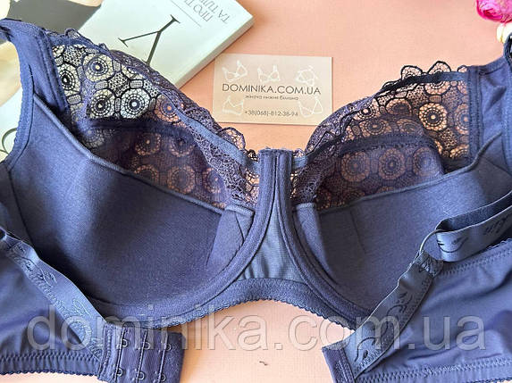 80/90G М'який бюстгальтер великого розміру в чашці G, фіолетовий, фото 4