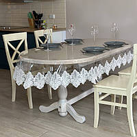 Скатертина силіконова з мереживом Royal, колір: комбінований (Під замовлення, або стандартний розмір)