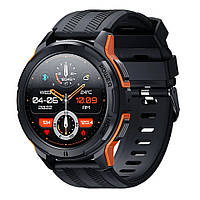Розумний смарт-годинник Oukitel BT10 Orange 1,43" AMOLED 410mAh BT 5,2 IP68 Захищений smart watch