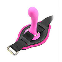 Страпон із кріпленням на ногу Roomfun, рожевий, 13 см sexstyle