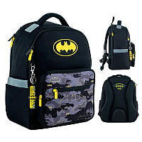 Рюкзак шкільний Kite DC Comics Batman на зріст 130-145 см, 39х29х14.5 см Чорний (DC24-770M)