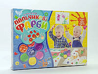 Пальчиковые краски Danko toys "Мое первое творчество" 7 цветов PK-01-02