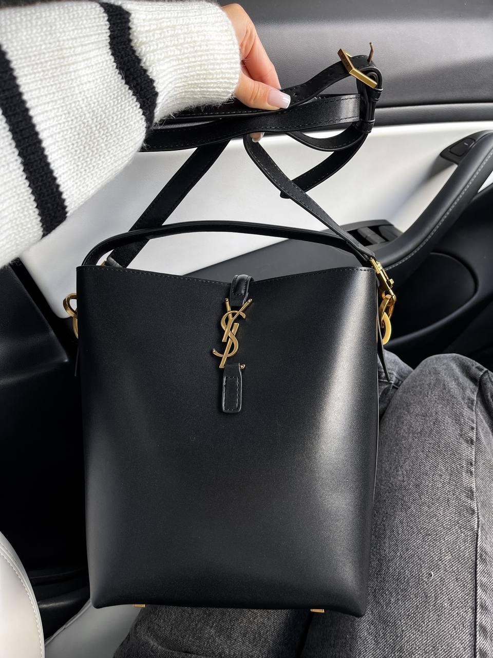 Жіноча сумка Ів Сен Лоран чорна Yves Saint Laurent Black