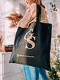 Квадратний стандартний шопер котоновий міцний без друку Розмір: 40cм х 40см, фото 9