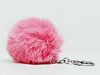Брелок Shantou Меховой брелок 5 см розовый 000887-6554
