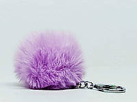 Брелок Shantou Меховой брелок 5 см фиолетовый 000887-6555