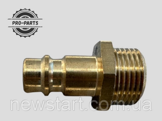 ШРЗ (вставний ніпель) для пневматичного обладнання DN 7,2 зовнішня різьба BSP. 3/8", фото 1