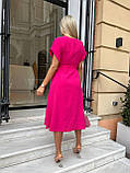 Плаття жіноче літнє міді на ґудзиках, фото 9