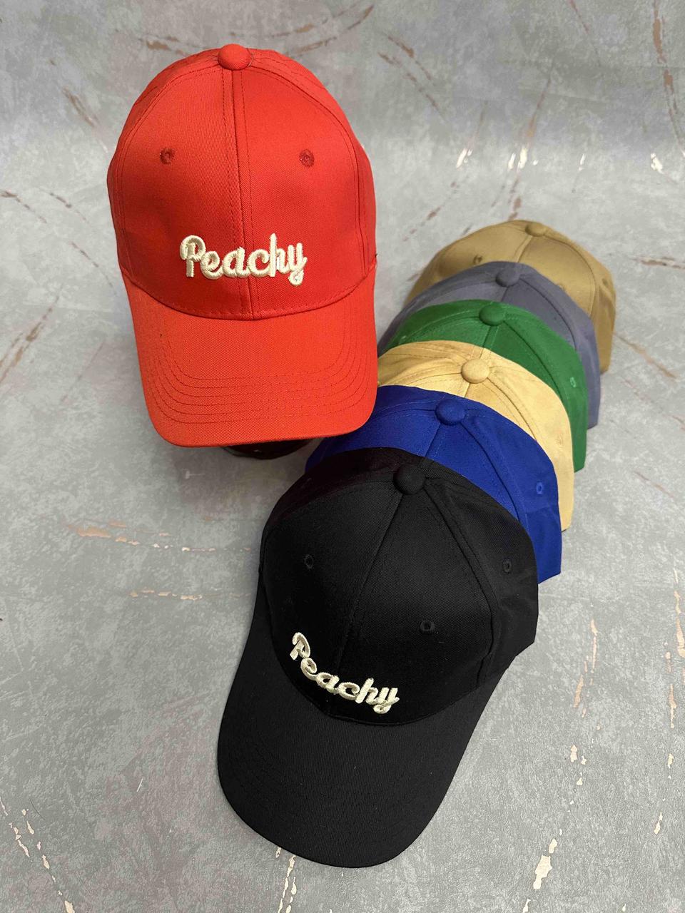 Оптом ХБ Кепки унісекс на літо  на 7 км "Peachy"