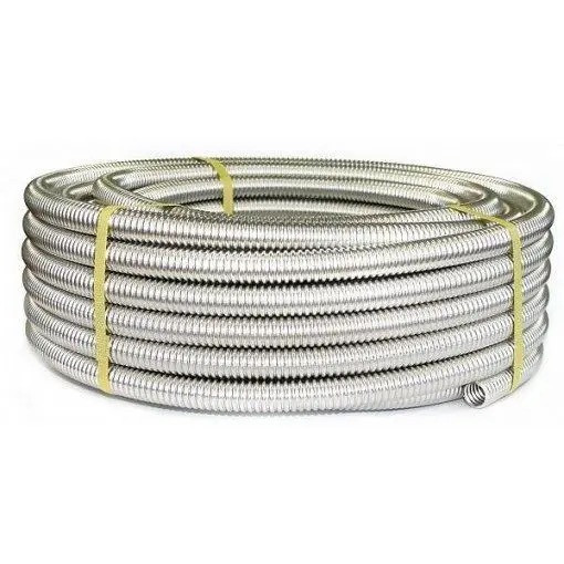 Гофрована труба 15A, 200м, з нержавіючої сталі SS304, IWS flex