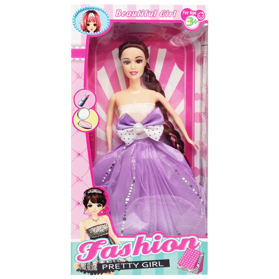 Дитяча Лялька "Fashion Pretty Girl" YE-78 (Violet) у ошатному платті