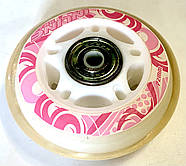 Колеса для роликів поліуретанові 8 шт. 72 мм з підшипниками та втулками, фото 2