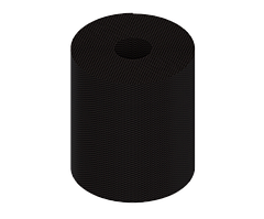 Смуга бордюрна пластикова H200 чорна 9 м