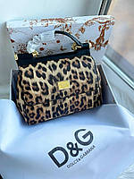 Женская сумка Dolce & Gabbana Premium леопард