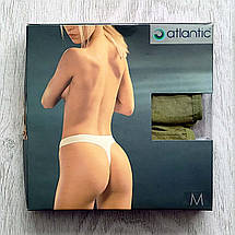 Набір 2 шт. стрінгів ATLANTIC розмір M оливкового кольору, фото 3