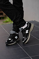 New Balance 2002R Black Dark Grey White